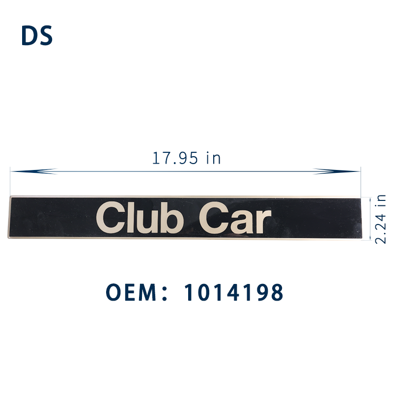 สติกเกอร์โลโก้หน้ารถ Club Car  - Golf Equipment Logo บทวิจารณ์และราคา