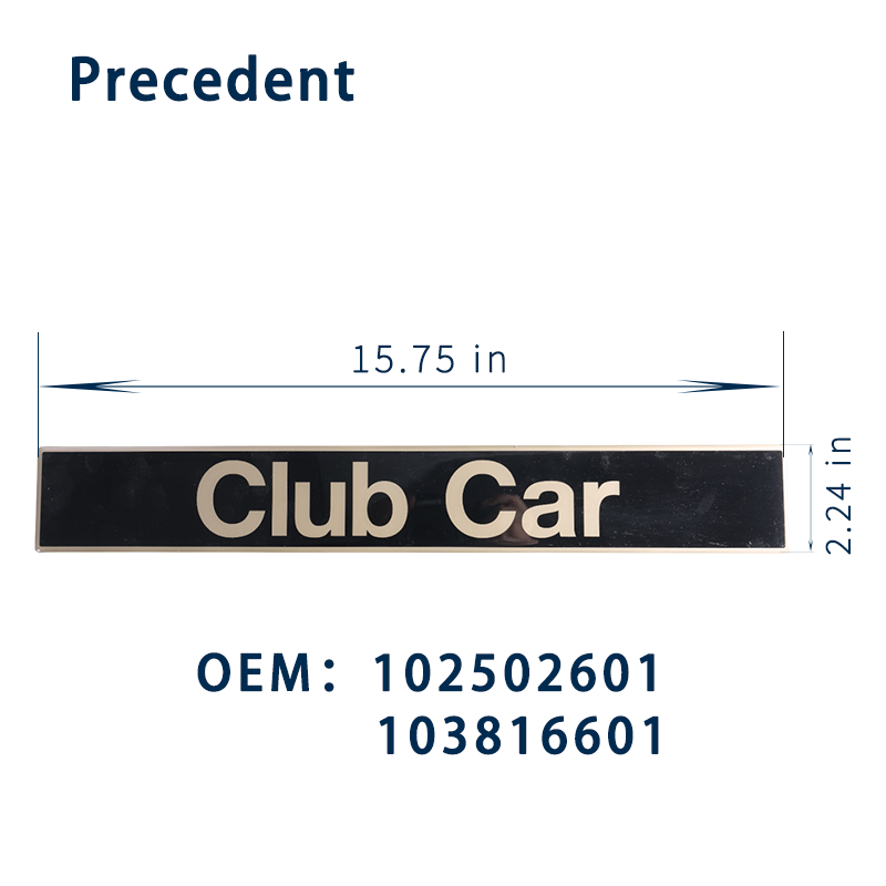 สติกเกอร์โลโก้หน้ารถ Club Car  - Golf Equipment Logo บทวิจารณ์และราคา