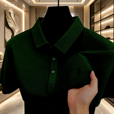 เสื้อโปโลคลาสสิกสำหรับผู้ชาย – - Golf Equipment Logo บทวิจารณ์และราคา