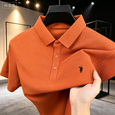 เสื้อโปโลคลาสสิกสำหรับผู้ชาย – - Golf Equipment Logo บทวิจารณ์และราคา